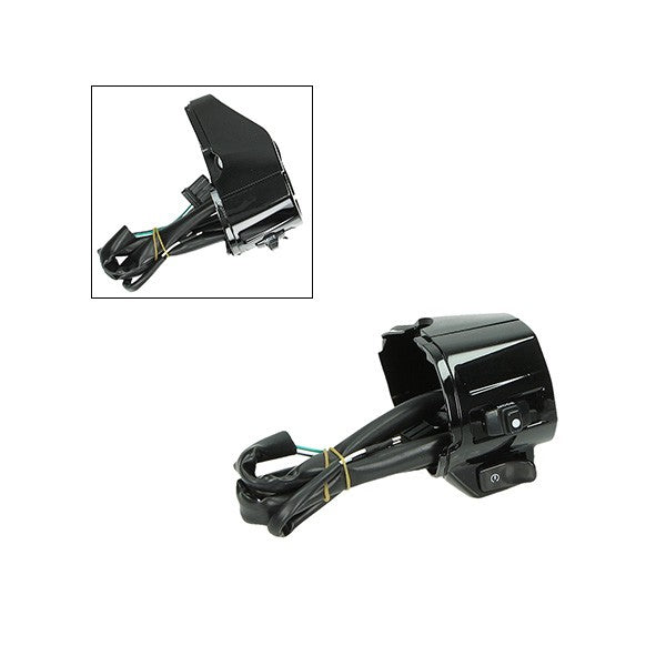 stuurschakelaar DMP met kabelboom rechts zwart glans primavera, sprint