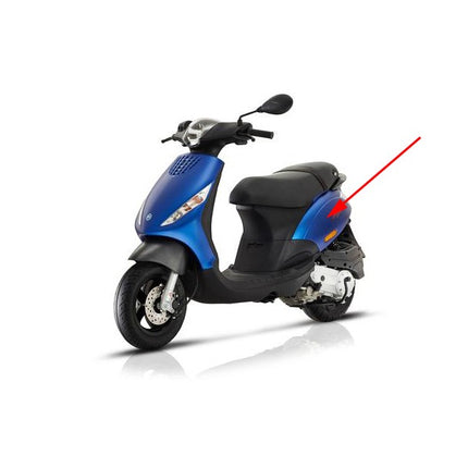 side panel Piaggio original euro-4 blue matte 284/a zip 4t 1b005483000dz