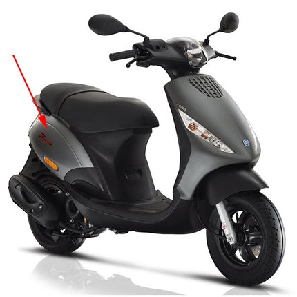 aile latérale Piaggio d'origine gris titanio 742/B zip 4t [euro4] 1b005483000ez