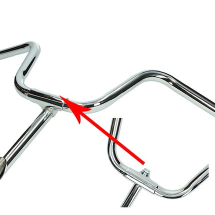 handlebar with pen chrome maxi n, puch maxi, puch x30