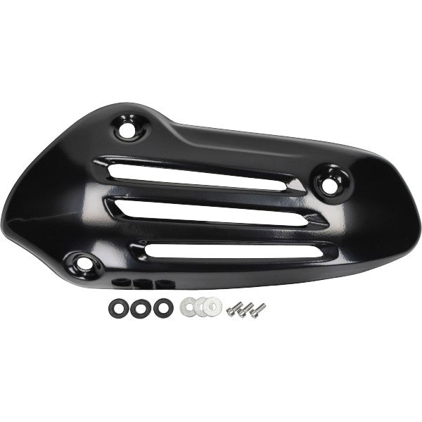 hitteschild uitlaat euro-4/5 vespa zwart glans primavera, sprint 4t (euro4)
