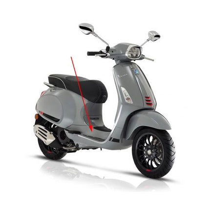 marchepied Piaggio d'origine gris nardo lucido 715/C sprint 4t (euro4) 67361200ht