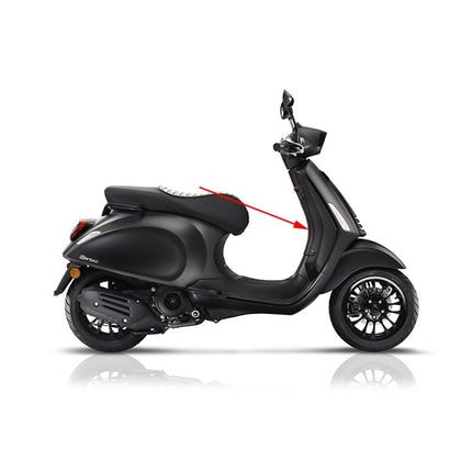 Tablier Piaggio original [nuit] noir mat 99/C sprint 4t (euro4) 67361800nv