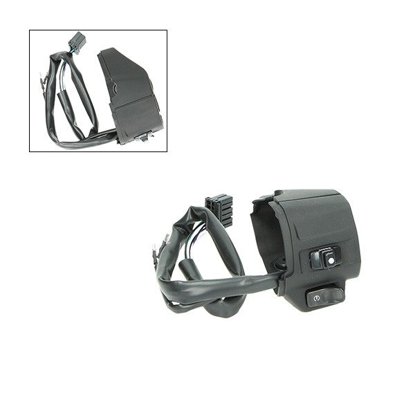 stuurschakelaar DMP met kabelboom rechts mat zwart primavera, sprint