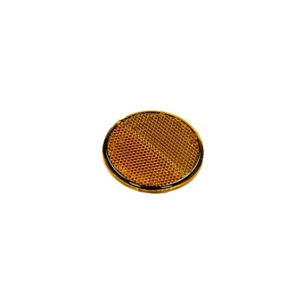 reflector Piaggio origineel achterspatbord rond oranje elettrica, primavera, sprint, Vespa 946, fly 290315