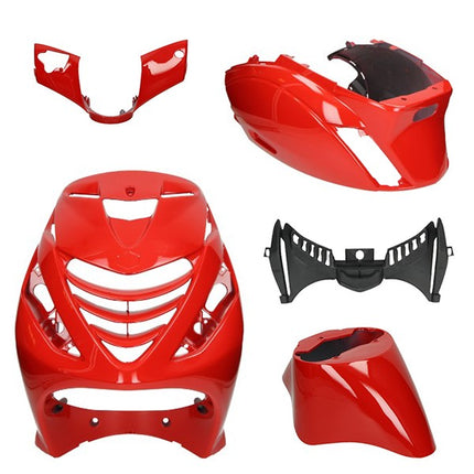 Kit carrosserie DMP modèle SP EVO-1 rouge écarlate 5 pièces zip2000, zip 100/125