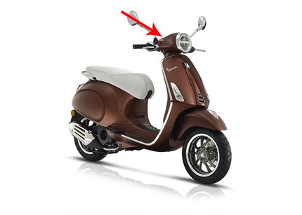 Handlebar cover Piaggio original top matte brown 139/a Primavera 67364600ml=clearance=clearance