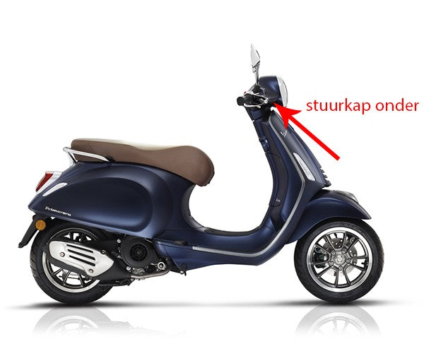 stuurkap Piaggio origineel onder mat blauw 288/a primavera 1b005469000dy=op=op
