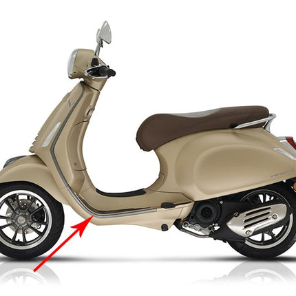 sierstrip Piaggio origineel treeplank linksonder antraciet primavera cm2986025