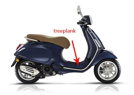 Repose-pieds Piaggio original bleu mat 288/a primavera 67361200dy