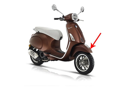 front fender Piaggio original matt brown 139/a primavera 1b003894000ml