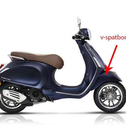 front fender Piaggio original matte blue 288/a Primavera 1b006643000dy