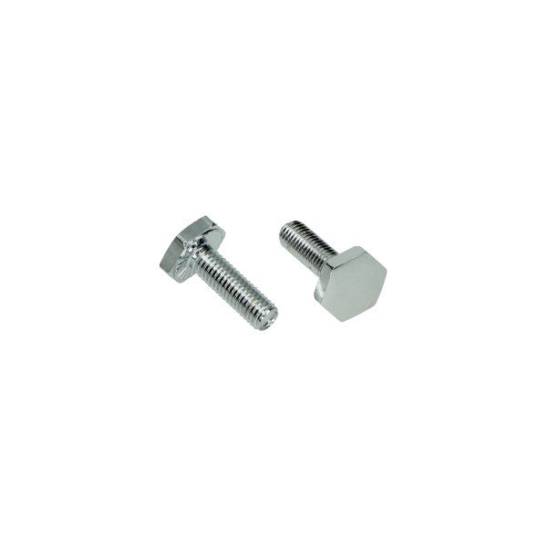 boutset bovenplaat voorvork stuurplaat chroom 2pcs puch maxi