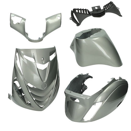 Kit de carénages DMP modèle SP EVO-1 Gris Anthracite brillant 5 pièces zip2000, zip 100/125