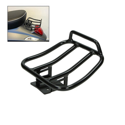 achterdrager Regia sport (made in EU) Evo zwart hoogglans vespa, primavera, sprint