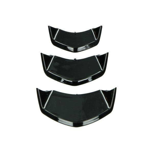 sierstripset DMP voorscherm midden euro-4/5 zwart glans primavera, sprint