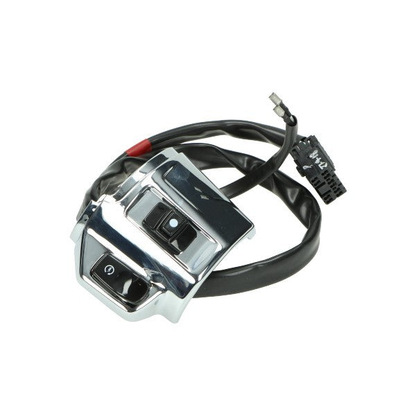 stuurschakelaar Piaggio origineel met kabelboom euro-2/4/5 rechts chroom primavera, sprint 1d002408