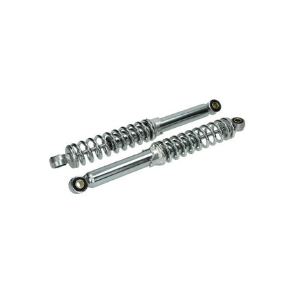 shock absorber set DMP 340mm chrome camino, citta, puch maxi, tomos