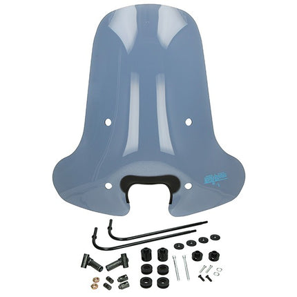 Pare-brise DMP avec kit de fixation haut Mod, Orig 70cm fumé zip2000