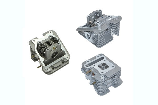 cilinderkop 4-kleps A-kwaliteit kompleet+ nokkenas primavera 4t-4v, sco piaggio 4t-4v, sprint 4t-4v