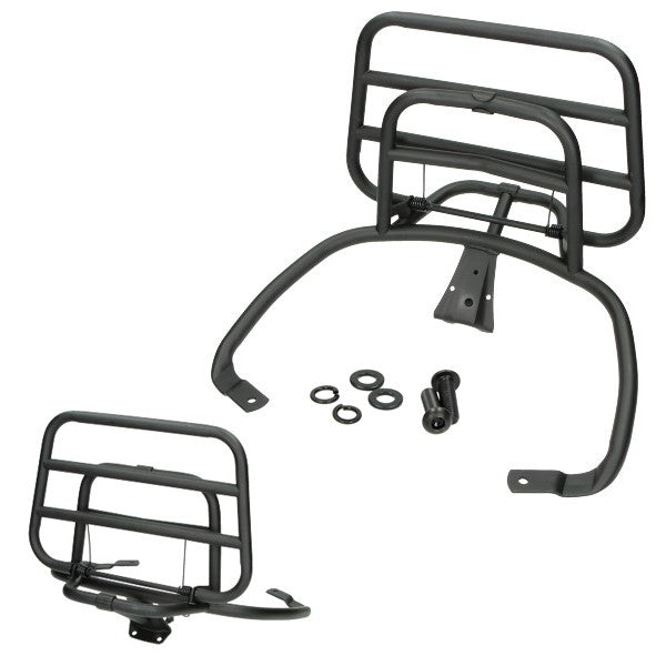 achterdrager opklapbaar model origineel zwart mat vespa, primavera, sprint