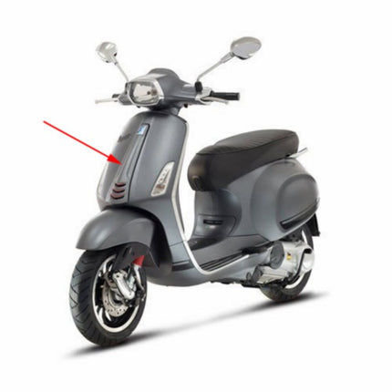 legshield Piaggio original mid gray titanio 742/B sprint 1b000203000ez