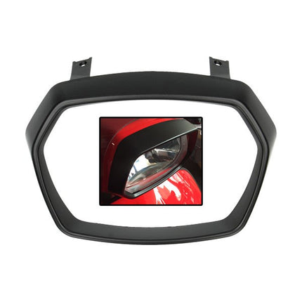 headlight rim DMP matt black sprint