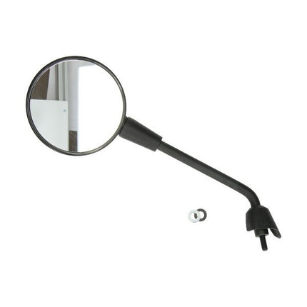 spiegel origineel model lang met E-keur M8 draad links zwart mat gts, primavera