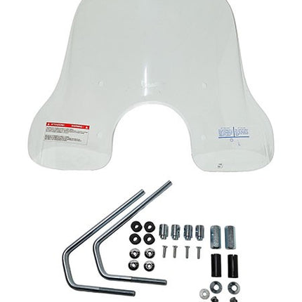 Windscreen Piaggio original with mounting kit 250/300cc 50cm clear gts 675048