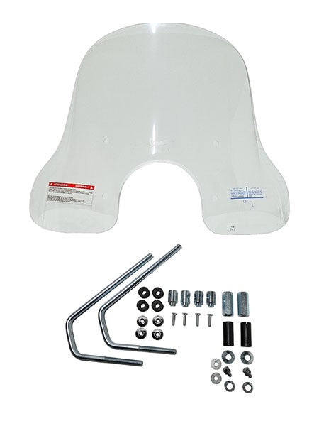 Pare-brise Piaggio d'origine avec kit de fixation 250/300cc 50cm transparent gts 675048