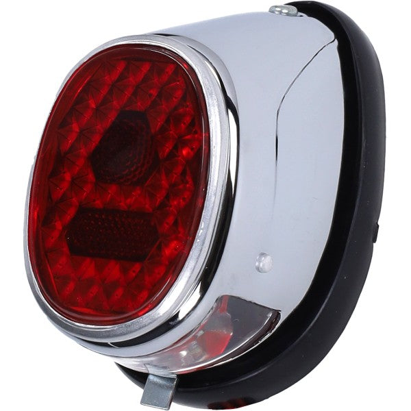 achterlicht ot compleet +rubber chroom tomos 4L, puch maxi, ms50, mv50