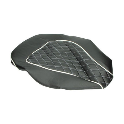 buddydek Regia (made in EU) Piaggio chesterfield noir/blanc zip2006 4t