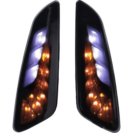 jeu de clignotants à LED DMP avec homologation E et feux de jour pour Primavera, Sprint, verre fumé foncé