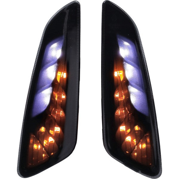 knipperlichtset DMP led e-keur SP met dagrijverlichting voor donker smoke primavera, sprint