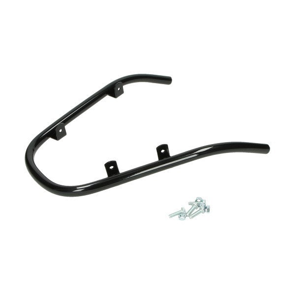 sierbeugel voorspatbord (made in Italy) 4 punts zwart glans lx, primavera, sprint, vespa S
