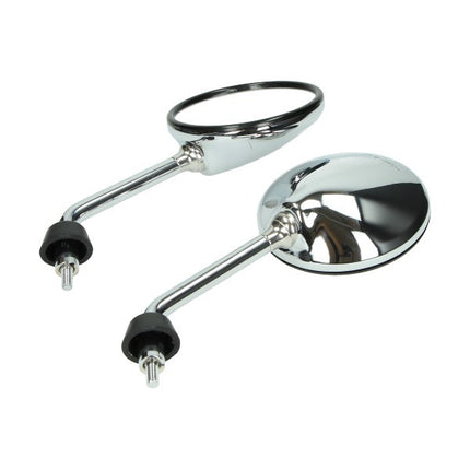 jeu rétroviseur court modèle origine E-certifié chrome gts tous mod., gtv, lx, lxv