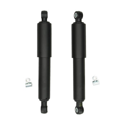 Shock absorber set DMP custom 280mm matte black Camino, Citta, Puch Maxi, Tomos