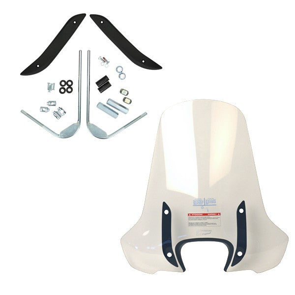 Piaggio original windscreen with high mounting kit Euro 4/5 clear liberty, liberty 125cc, liberty 150cc, liberty 4t, liberty IGET 1b002633