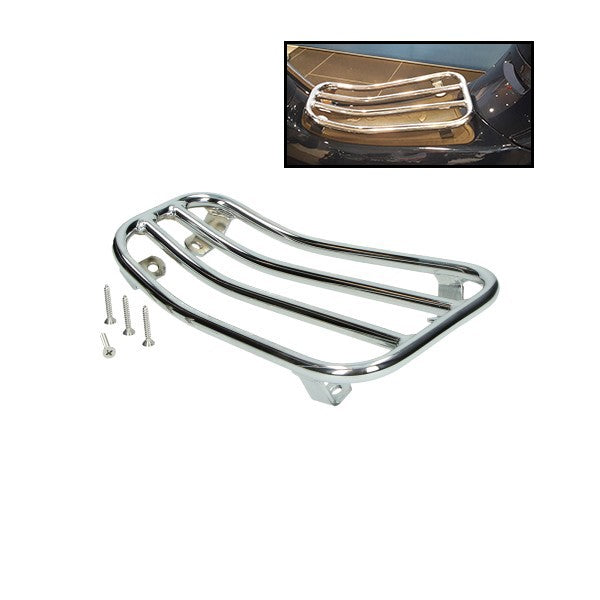 bagagedrager Regia treeplank (made in EU) (zie opmerking) chroom vespa, primavera, sprint
