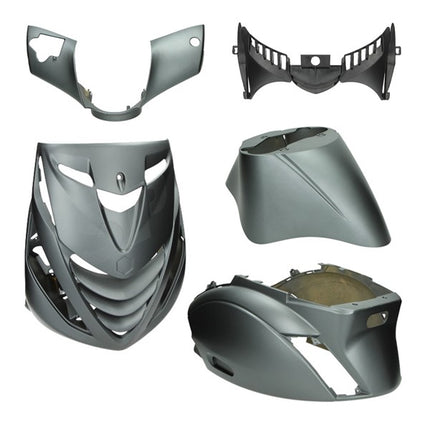 Fairing set DMP model SP EVO-1 matt titanium 5-piece zip2000, zip 100/125