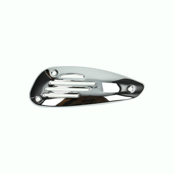 hitteschild uitlaat euro-2 chroom lx 4t, primavera 4t, sprint 4t-2v, vespa S 4t
