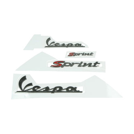 jeu d'autocollants vespa smoke 4 pièces sprint