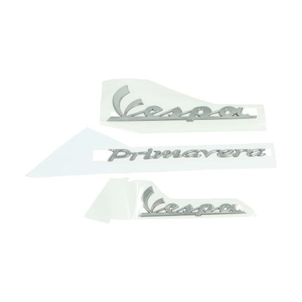 kit autocollants vespa vespa chrome 3 pièces primavera