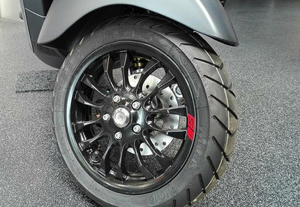 sticker Piaggio original wheel euro 3/4/5 (S) red gts 125cc, gts all mod., gts super 300cc, sprint 2h001926000a1