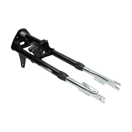 Fourche EBR modèle original complète + branchement antivol noir Puch Maxi