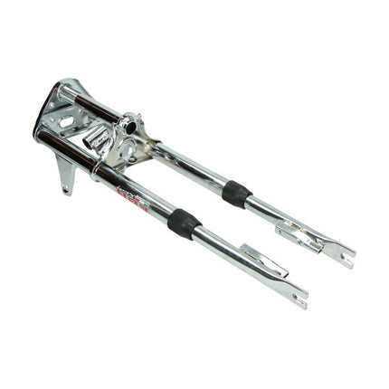 voorvork EBR origineel model compleet + stuurslot aansluiting chroom maxi n, puch