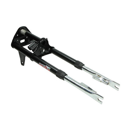 fourche avant EBR modèle original complète + raccord antivol de direction noir maxi n, puch