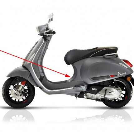 klep Piaggio origineel bodyscherm grijs titanio 707/C sprint sport 67361900hq
