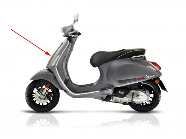voorscherm Piaggio origineel midden grijs titanio 707/C sprint sport 1b000203000hq