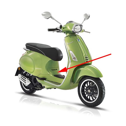 klep Piaggio origineel bodyscherm groen metallic 341/a sprint 67361900vu=op=op